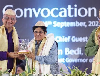 kiran bedi, samir somaiya, convocation 2023, somaiya vidyavihar university