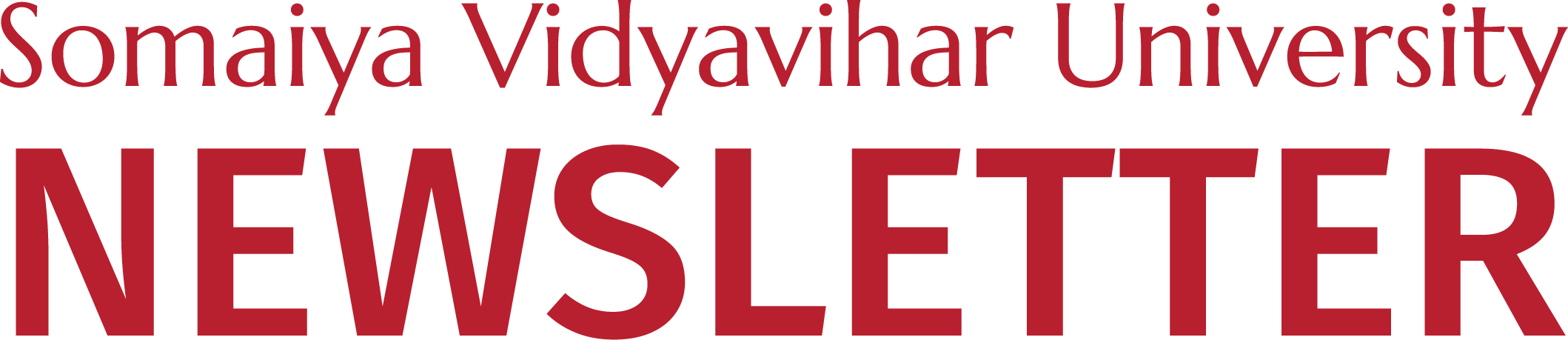 Somaiya Vidyavihar University Newsletter